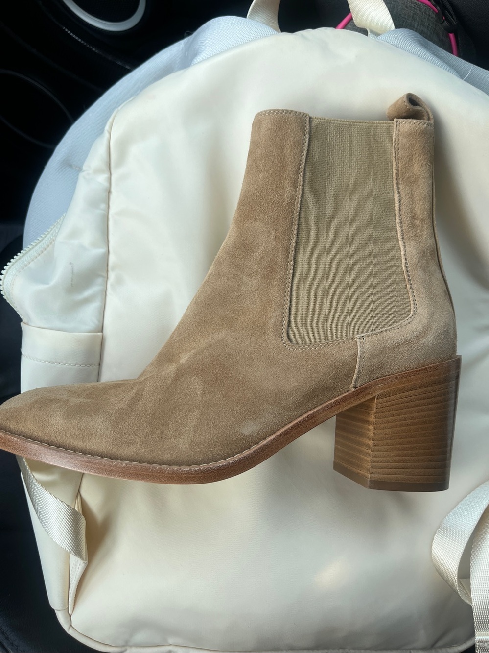 Jenni Kayne Oiled Leather Heeled Chelsea Boot Brand New